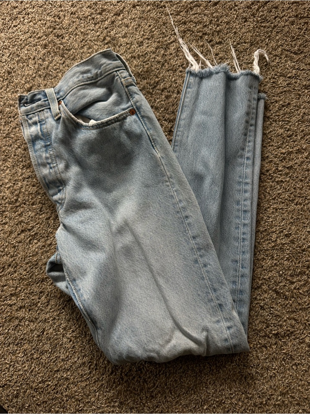 Levi's Light Blue Straight Leg Jeans